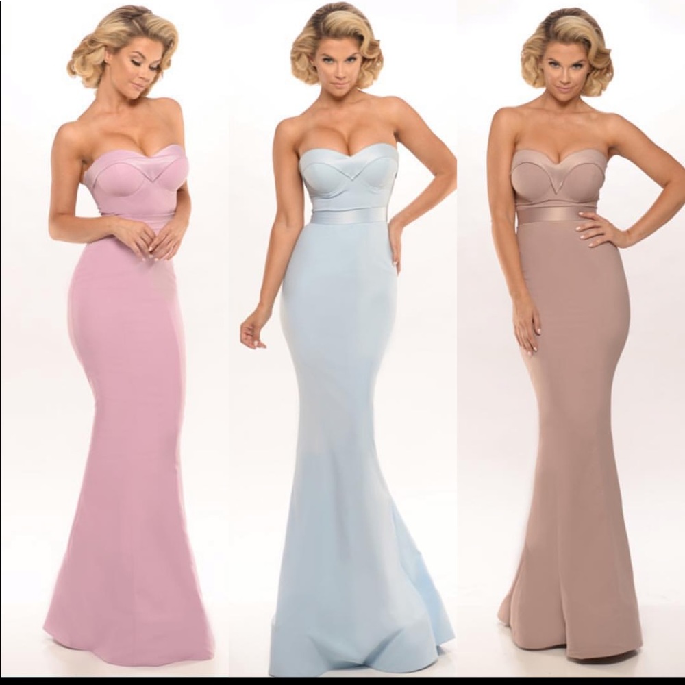Portia & Scarlett Formal Gown w/Spaghetti Straps